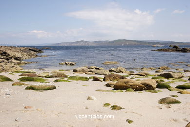 Vistas de las Islas C�es (Vigo). 