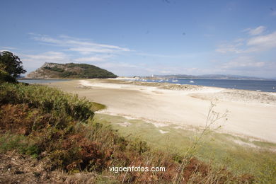 Vistas de las Islas C�es (Vigo). 