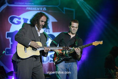 Teo Carralda e invitados. Concert 100 years Estrella Galicia. Castrelos, Vigo (12/08/2006).