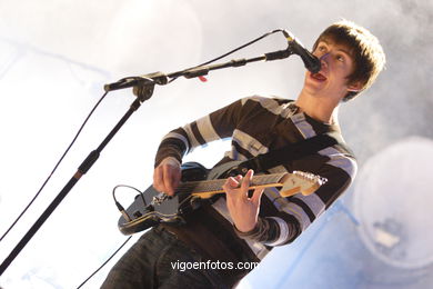 Artic Monkeys. Conciertos de verano 2007.