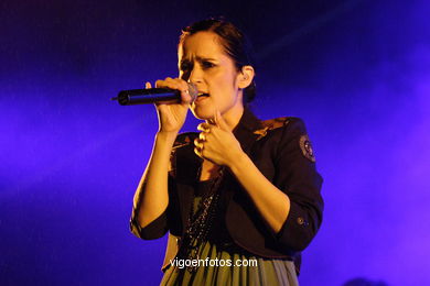 Julieta Venegas. Conciertos de verano 2007. 