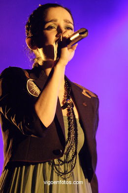 Julieta Venegas. Conciertos de verano 2007. 