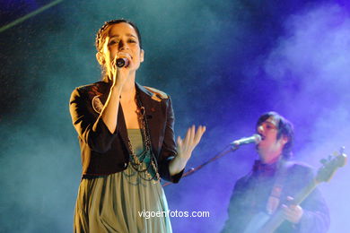 Julieta Venegas. Conciertos de verano 2007. 