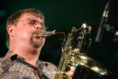 John Surman Quartet - Auditorio Martín Códax (24/06/2007) - Festival de Jazz Imaxinasons 2007 - Vigo.