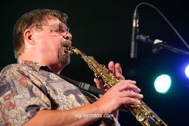 John Surman Quartet - Auditorio Martín Códax (24/06/2007) - Festival de Jazz Imaxinasons 2007 - Vigo.