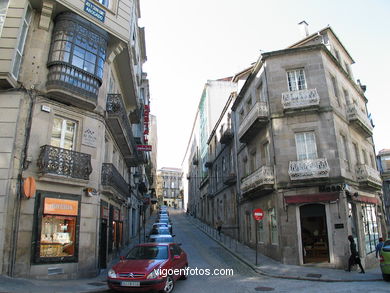 Zona Laxe - Carral. El casco viejo de Vigo. 
