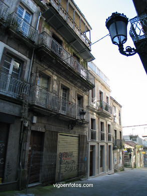 Zona Laxe - Carral. El casco viejo de Vigo. 