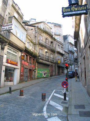 Zona Laxe - Carral. El casco viejo de Vigo. 