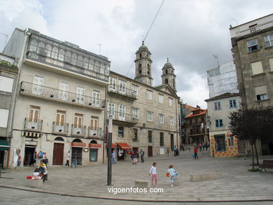 Entorno iglesia Santa Mar�a
(El casco viejo de Vigo)
. 