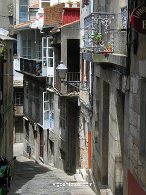 Zona Chao y Perigos del Casco Viejo de Vigo.