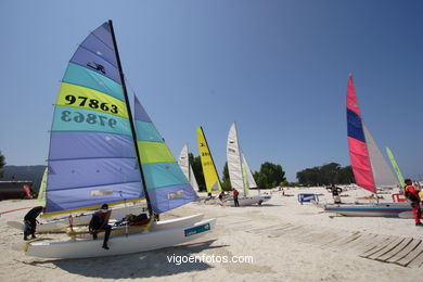 II raid Rias Baixas catamaran. 