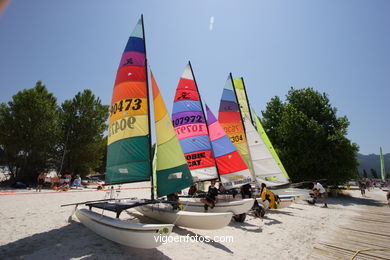 II raid Rias Baixas catamaran. 