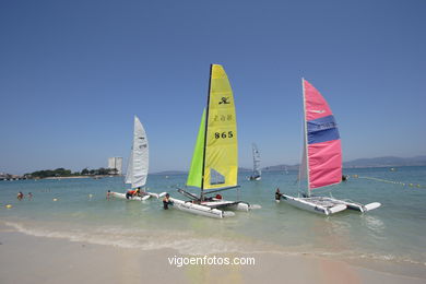II raid Rias Baixas catamaran. 