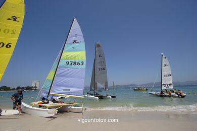 II raid Rias Baixas catamaran. 