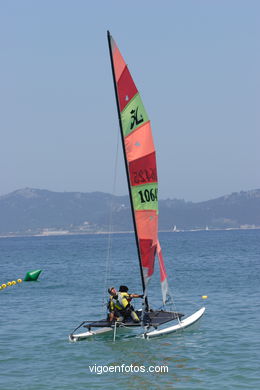 II raid Rias Baixas catamaran. 