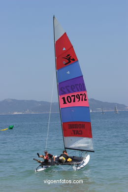 II raid Rias Baixas catamaran. 