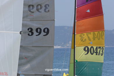 II raid Rias Baixas catamaran. 