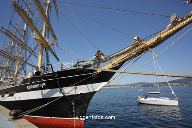 Velero Ruso Kruzenshtern. Desaf�o Atl�ntico de Grandes Veleros 2009. 