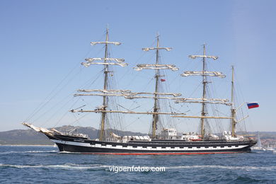Velero Ruso Kruzenshtern. Desaf�o Atl�ntico de Grandes Veleros 2009. 