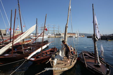 Muestra embarcaciones tradicionales. Desaf�o Atl�ntico de Grandes Veleros 2009. 