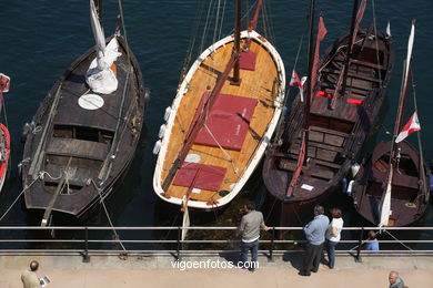Muestra embarcaciones tradicionales. Desaf�o Atl�ntico de Grandes Veleros 2009. 