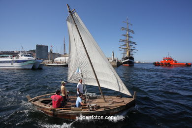 Muestra embarcaciones tradicionales. Desaf�o Atl�ntico de Grandes Veleros 2009. 