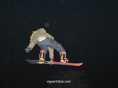 Snowboard en Samil - 2004. 