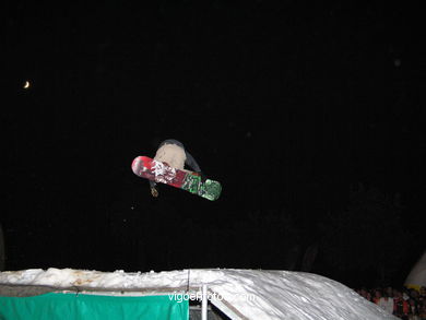 Snowboard en Samil - 2004. 