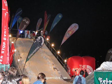 Snowboard en Samil - 2004. 