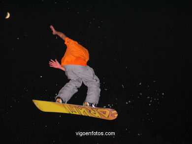 Snowboard en Samil - 2004.