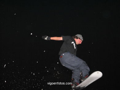Snowboard en Samil - 2004. 