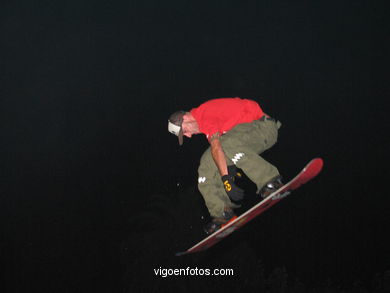 Snowboard en Samil - 2004.