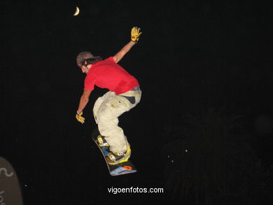 Snowboard en Samil - 2004.
