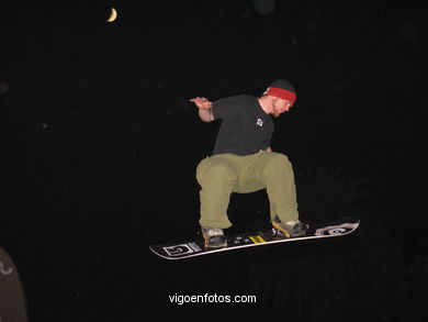 Snowboard en Samil - 2004. 