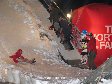 Snowboard en Samil - 2004. 