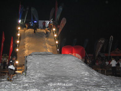 Snowboard en Samil - 2004. 