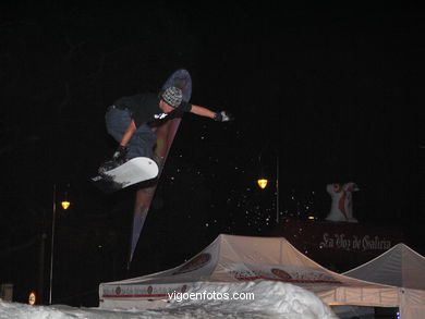 Snowboard en Samil - 2004. 