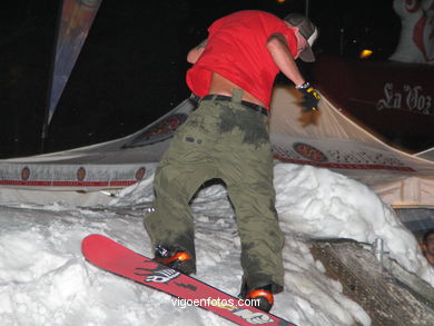 Snowboard en Samil - 2004. 