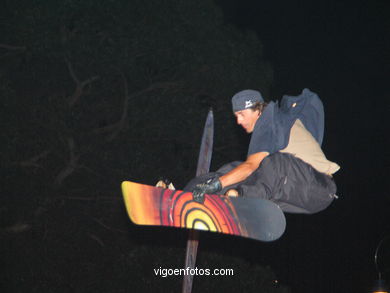 Snowboard en Samil - 2004. 