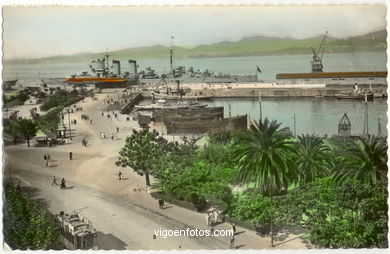 El puerto de Vigo (a�os 50). 