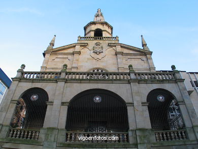 Iglesia de Nuestra Señora del Carmen - Antonio Cominges (1951) (PLAZA ESCULTOR XOAN PIÑEIRO)
- Mapa.