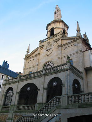 Iglesia de Nuestra Señora del Carmen - Antonio Cominges (1951) (PLAZA ESCULTOR XOAN PIÑEIRO)
- Mapa.