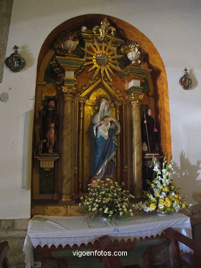 Iglesia de San Andrés de Comesaña. Iglesias parroquiales.