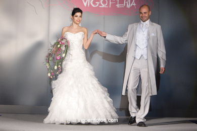 Wedding dress. Bridal gown. 2008. Nuptial in Vigo. 
