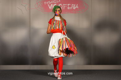 Nahia Iriarte Ozkariz. Pasarela de J�venes Dise�adores 2008 - Vigoferia. 
