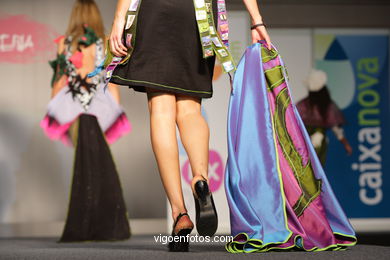 Kattalin Marin Aparicio. Pasarela de J�venes Dise�adores 2008 - Vigoferia. 