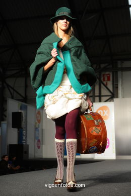 Cristina Bernardez Fernandez. Pasarela de J�venes Dise�adores 2008 - Vigoferia. 
