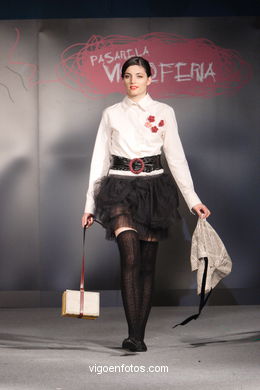 Nahia Iriarte Ozkariz - Collection: Curso Del 43 - Young Fashion Designers Awards ceremony 2007. Vigo (Spain). Vigoferia.