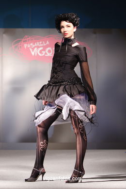 Eba Cruz. Runway Fashion of young designer 2007. 