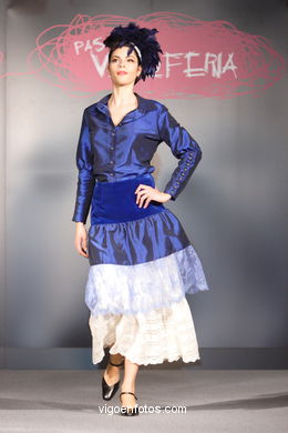 Paola Vales. Runway Fashion of young designer 2007. 